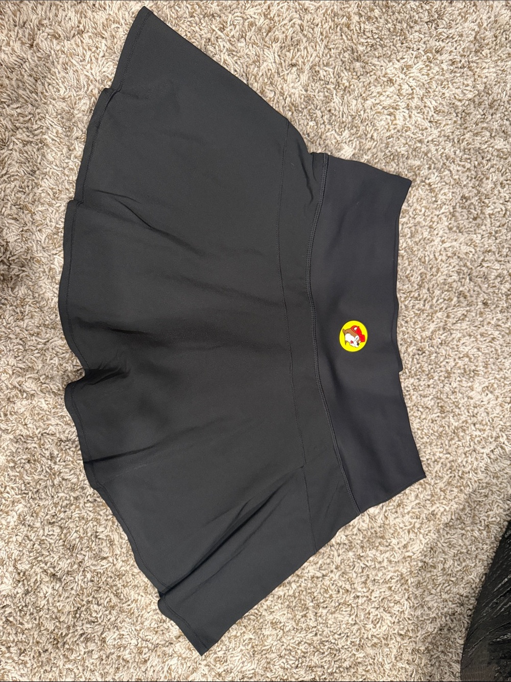 NWOT Buc-ee’s Black Women's Athletic Skort with High Waist large